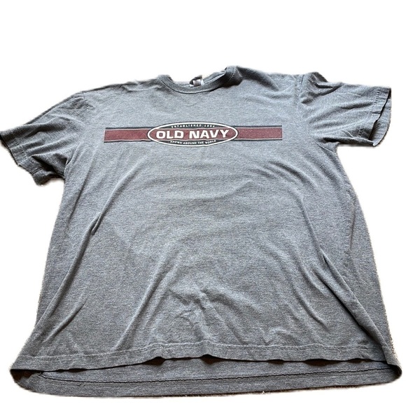 Old Navy XL grey logo t-shirt - Picture 1 of 7